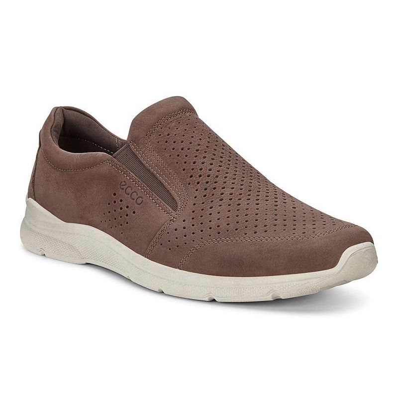 Zapatos Slip-On Ecco Irving Para Hombre,Marrones,539174-XFN